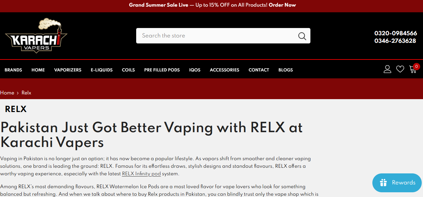 RELX Watermelon Ice Pods in Pakistan: A Refreshing Vaping Experience You Need to Try