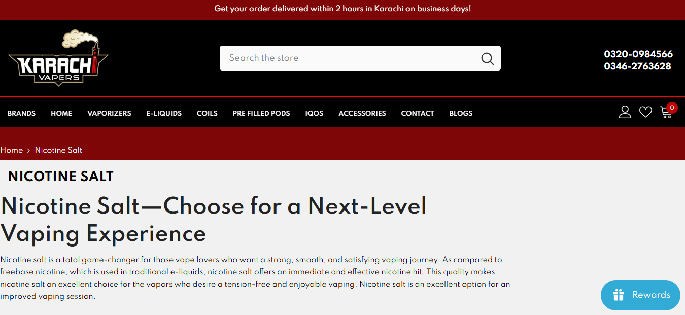 Why Nicotine Salt E-Liquids in Pakistan Are Revolutionizing the Vaping Experience